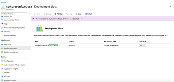 Deployment Slots